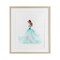 Stupell Industries Blue Princess Ballgown Framed Print Under Glass, design by Christine Simpson Art